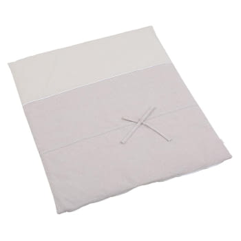 KIT NÓRDICO + PROTECTOR MINICUNA 80 X 50 TX-934 NATURE BEIGE - 3