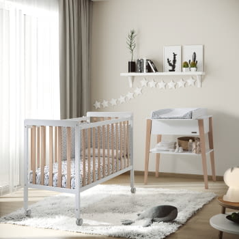 CUNA DE 120 X 60 NORDIKA BLANCO/CERA NATURAL - 3