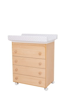 BAÑERA B-1940 MADERA ESTRELLAS GRIS