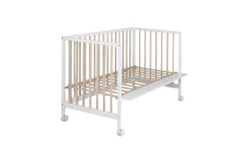 CUNA DE 120 X 60 MOUNTAIN BLANCO/CERA NATURAL - 2