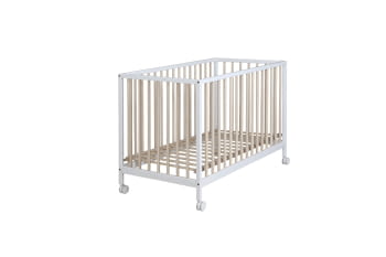 CUNA DE 120 X 60 MOUNTAIN BLANCO/CERA NATURAL - 3