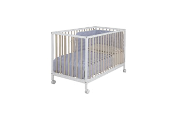 CUNA DE 120 X 60 MOUNTAIN BLANCO/CERA NATURAL - 4