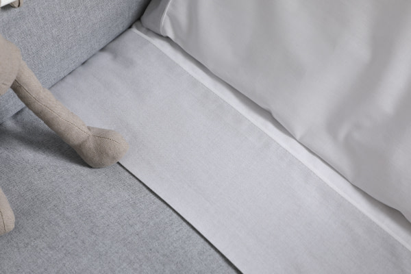 KIT NÓRDICO + PROTECTOR CUNA 140 X 70 TX-1732 NATURE GRIS