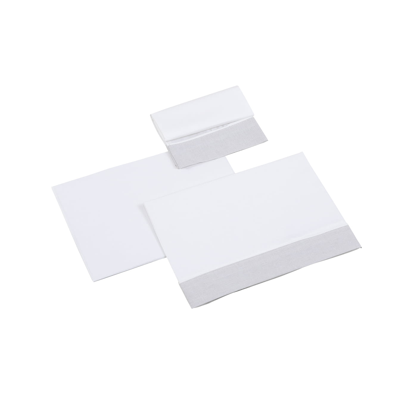 JUEGO SÁBANAS CUNA 120 X 60 (3 PIEZAS) TX-821 NATURE GRIS