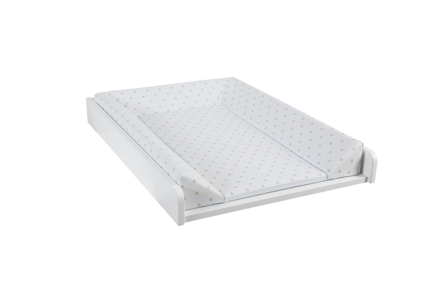 CAMBIADOR CÓMODA CP-1969 BLANCO LUNARES BEIGE - 