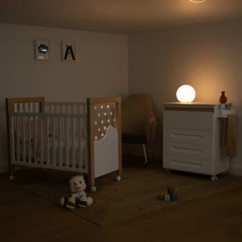 CUNA DE 120 X 60 DOLCE MAGIC BLANCO/CERA NATURAL - 2