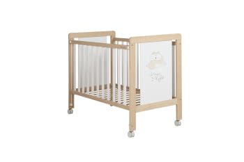 CUNA DE 120 X 60 HAPPY CERA NATURAL/BLANCO - 3
