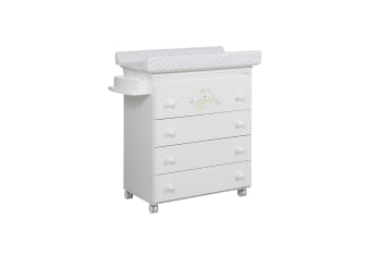 BAÑERA B-1940 HAPPY BLANCO LUNARES BEIG - 3