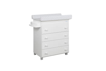 BAÑERA B-1940 BLANCO LUNARES BEIGE
