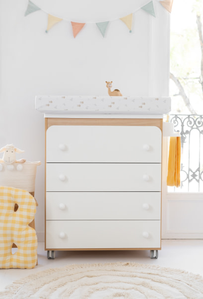 BAÑERA B-1940 MADERA/BLANCO RABBITS