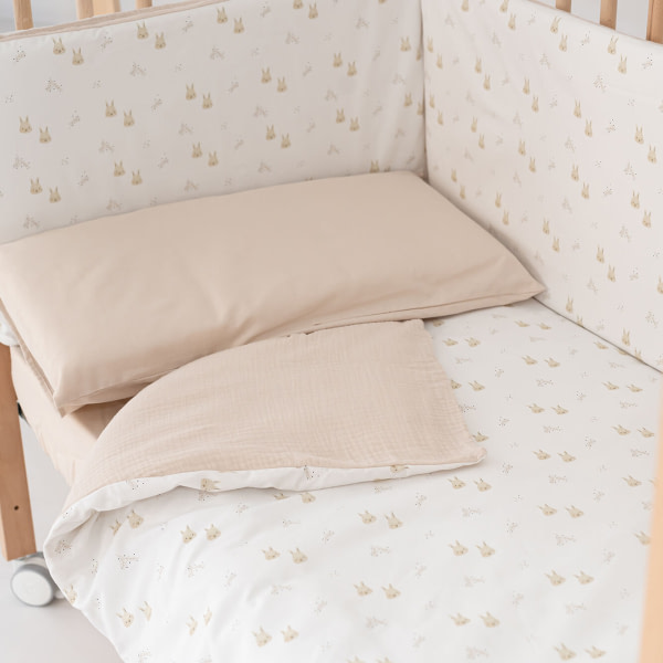 NÓRDICO CUNA 140 X 70 + FUNDA ALMOHADA TX-1879 RABBITS