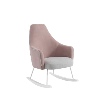 MECEDORA MECEDORA LACTANCIA MOOM BLANCO ROSA TIERRA/GRIS CLARO - 3