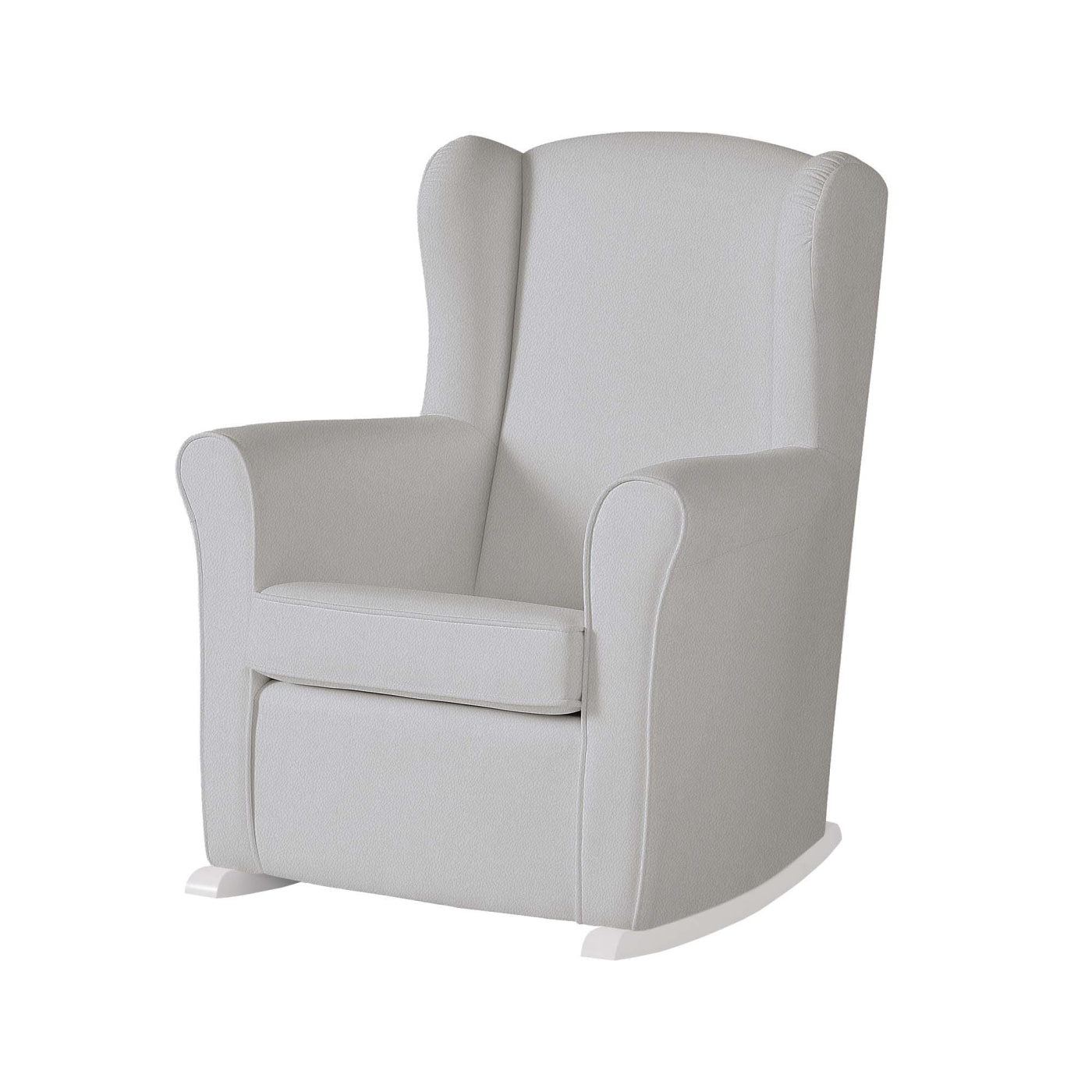 MECEDORA CON TAPIZADO POLIPIEL MECEDORA LACTANCIA NANNY BLANCO POLIPIEL GRIS - 