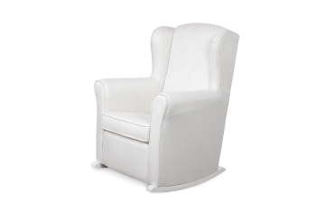 MECEDORA SLOW SYSTEM CON TAPIZADO TELA MECEDORA LACTANCIA NANNY SLOW SYSTEM BLANCO HOUSE - 2