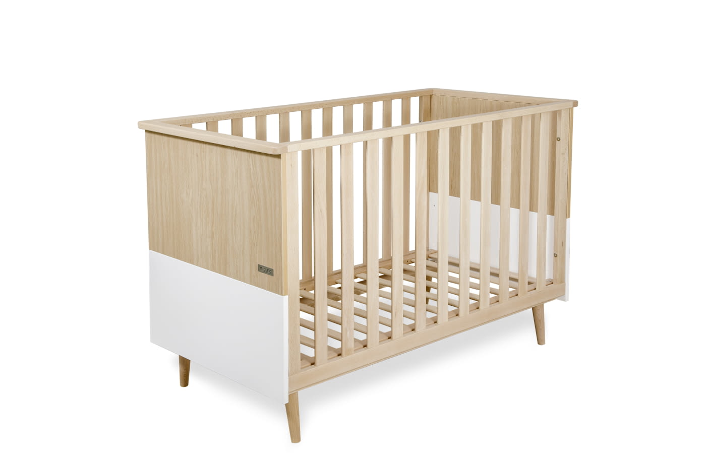 CUNA DE 120 X 60 NATURE MADERA/BLANCO