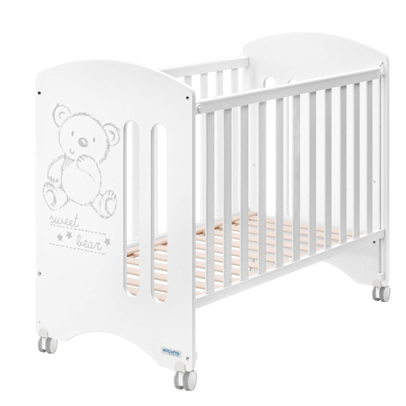 CUNA DE 120 X 60 SWEET BEAR BASIC BLANCO