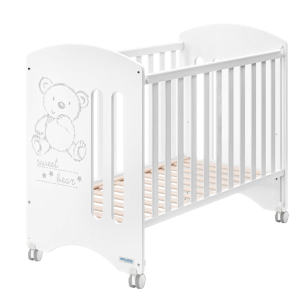 CUNA DE 120 X 60 SWEET BEAR BASIC BLANCO