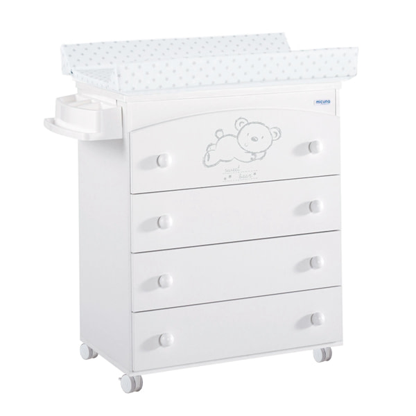 BAÑERA B-970* SWEET BEAR BLANCO ESTRELLAS GRIS - 2