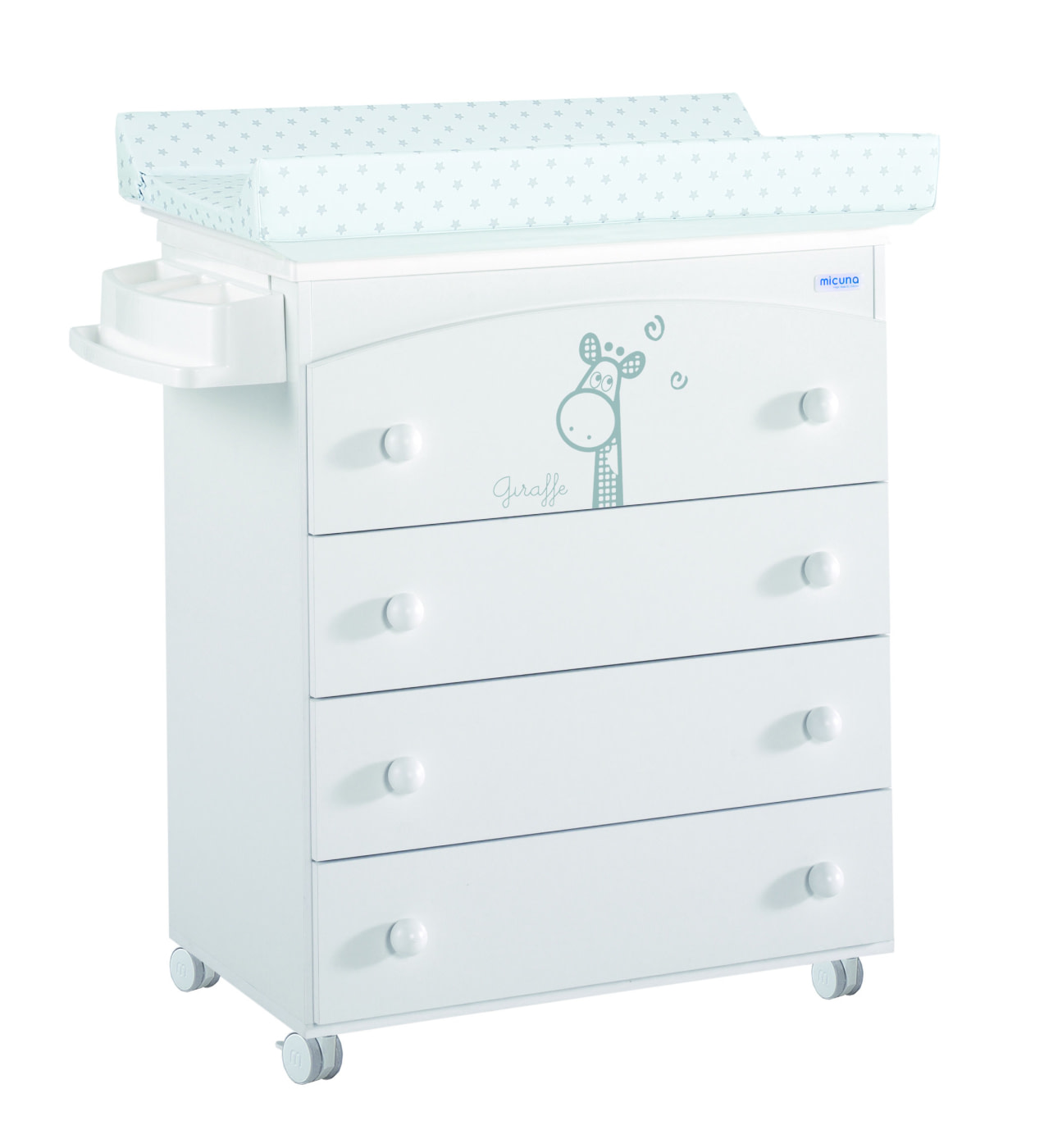 BAÑERA B-970* SABANA BLANCO ESTRELLAS GRIS