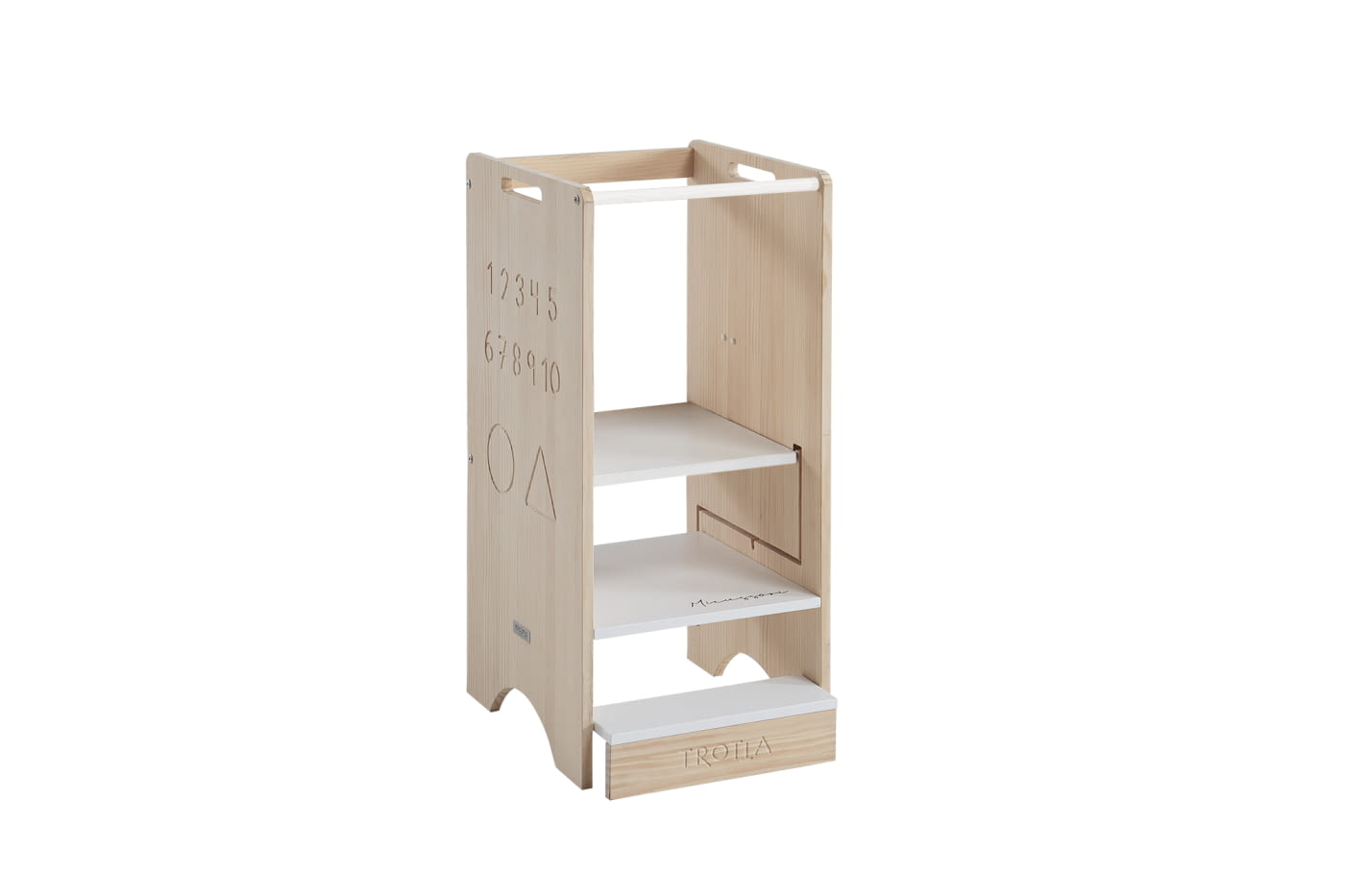 TORRE APRENDIZAJE CONVERTIBLE MONT-1872 TROTT@ CERA NATURAL/BLANCO