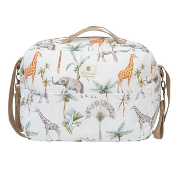 BOLSO MATERNAL 40x34x18 303 AFRICA 518 01 BLANCO - 2