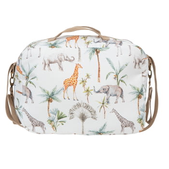 BOLSO MATERNAL 40x34x18 303 AFRICA 518 01 BLANCO - 3