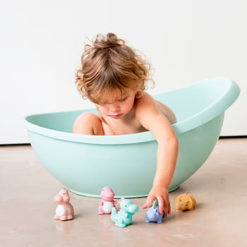 Juguetes de baño "Happy Dinos" colores 5ud - 2