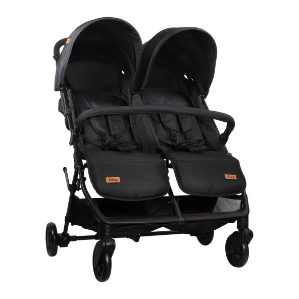 Silla paseo Gemelar Ding Wheels Black
