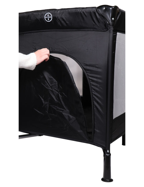 Cuna de viaje con elevador Ding Travel Cot Deluxe Black - 2