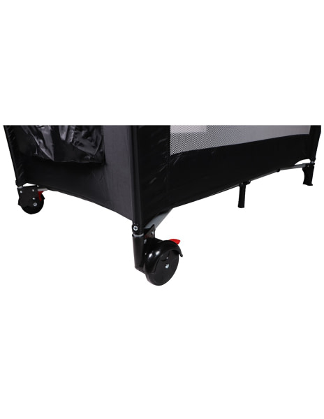 Cuna de viaje con elevador Ding Travel Cot Deluxe Black - 4