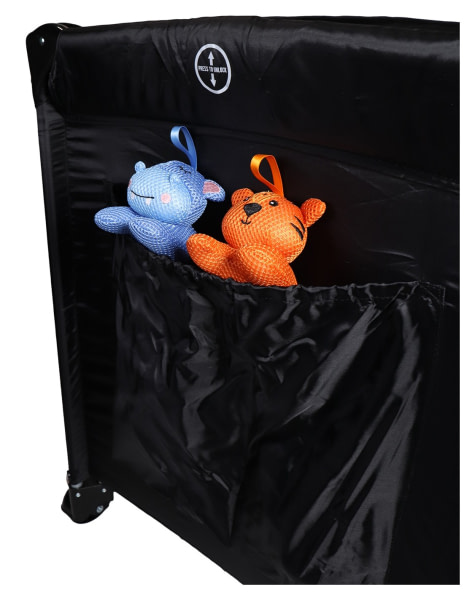 Cuna de viaje con elevador Ding Travel Cot Deluxe Black - 6