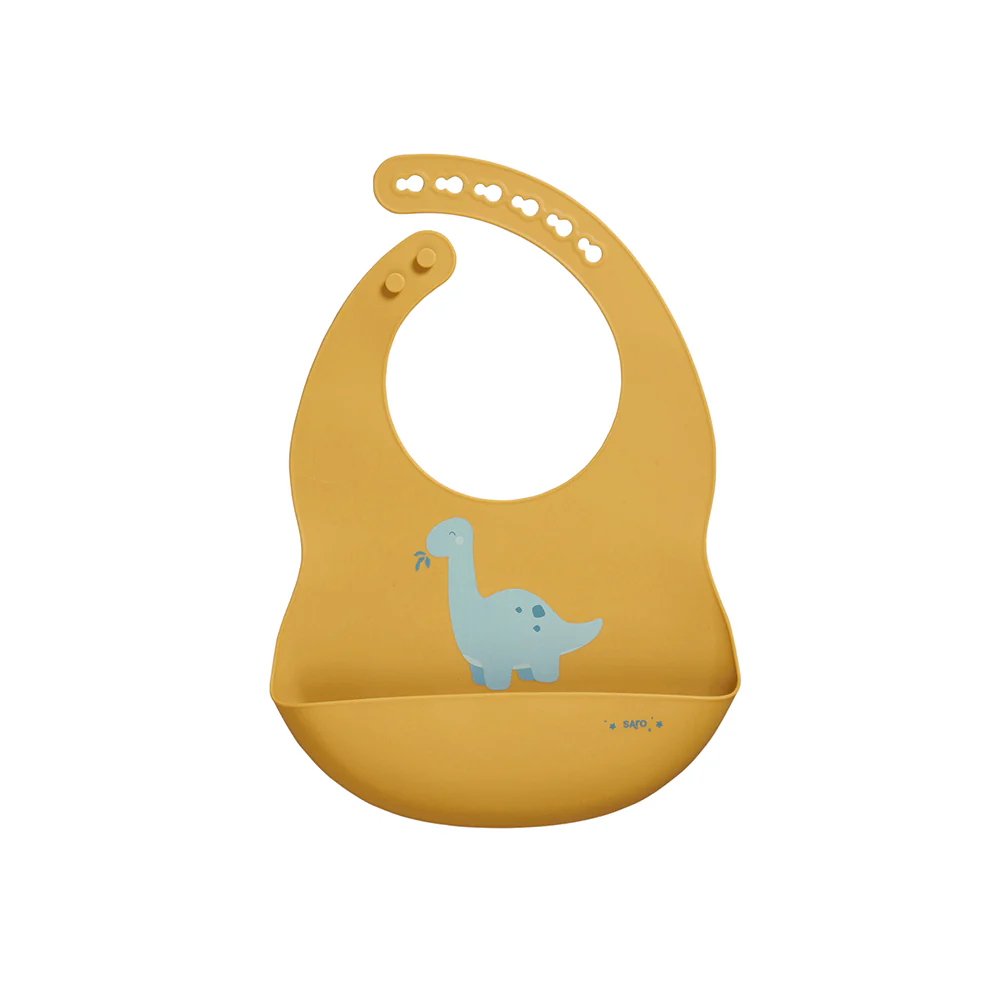 BABERO DE SILICONA "PARTY" WILD DINO