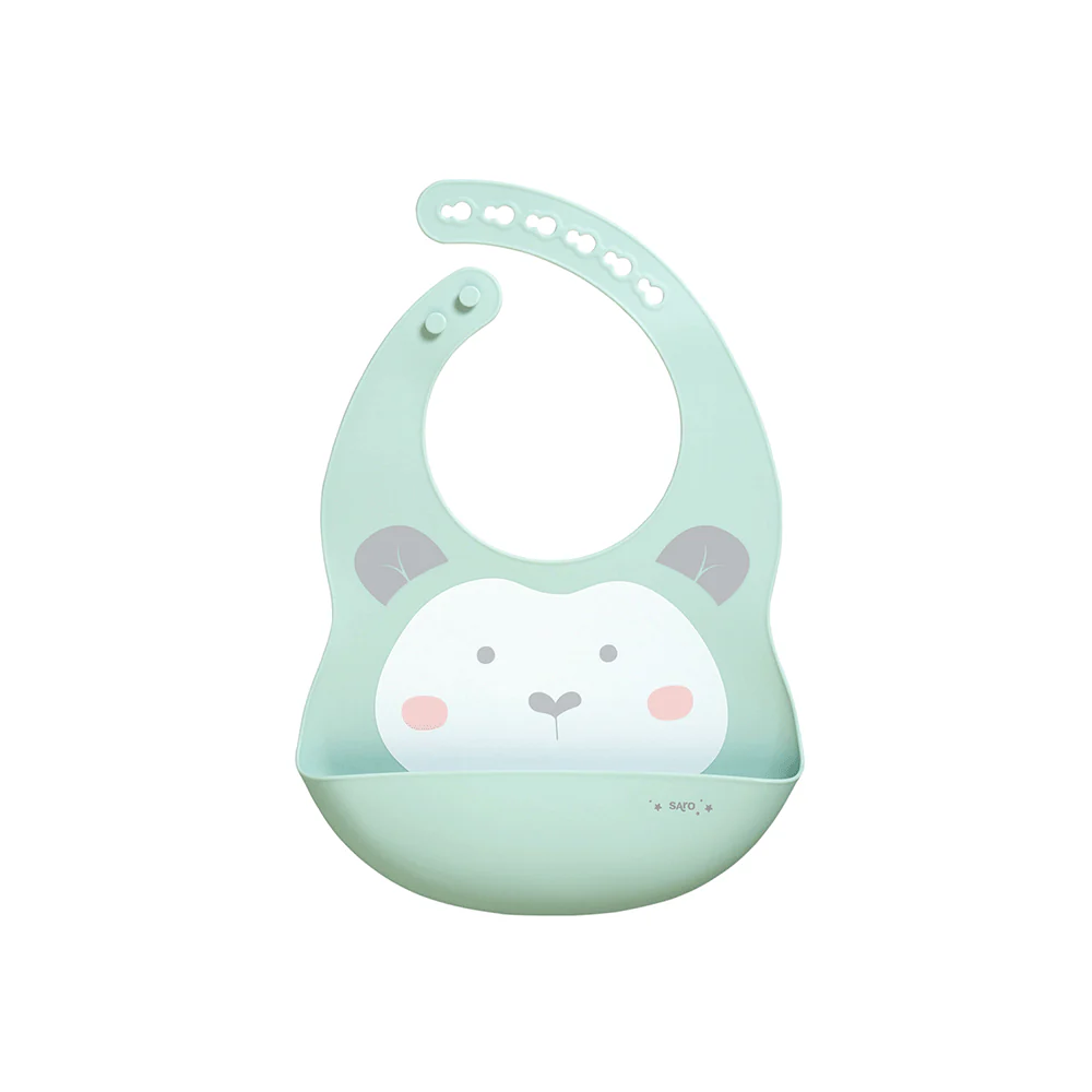 Babero de silicoina "Sweet & Fun" Menta
