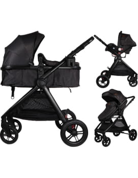 Cochecito Bebé Ding Liam Black/Black - 1