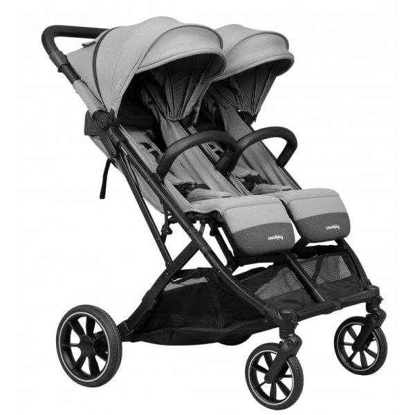 SILLA GEMELAR + 1 CAPAZO CASUALPLAY TOUR TWIN MAX GREY - 2