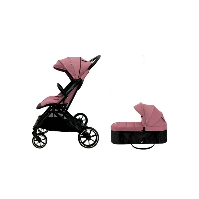SILLA GEMELAR + 1 CAPAZO CASUALPLAY TOUR TWIN MAX MISTY PINK