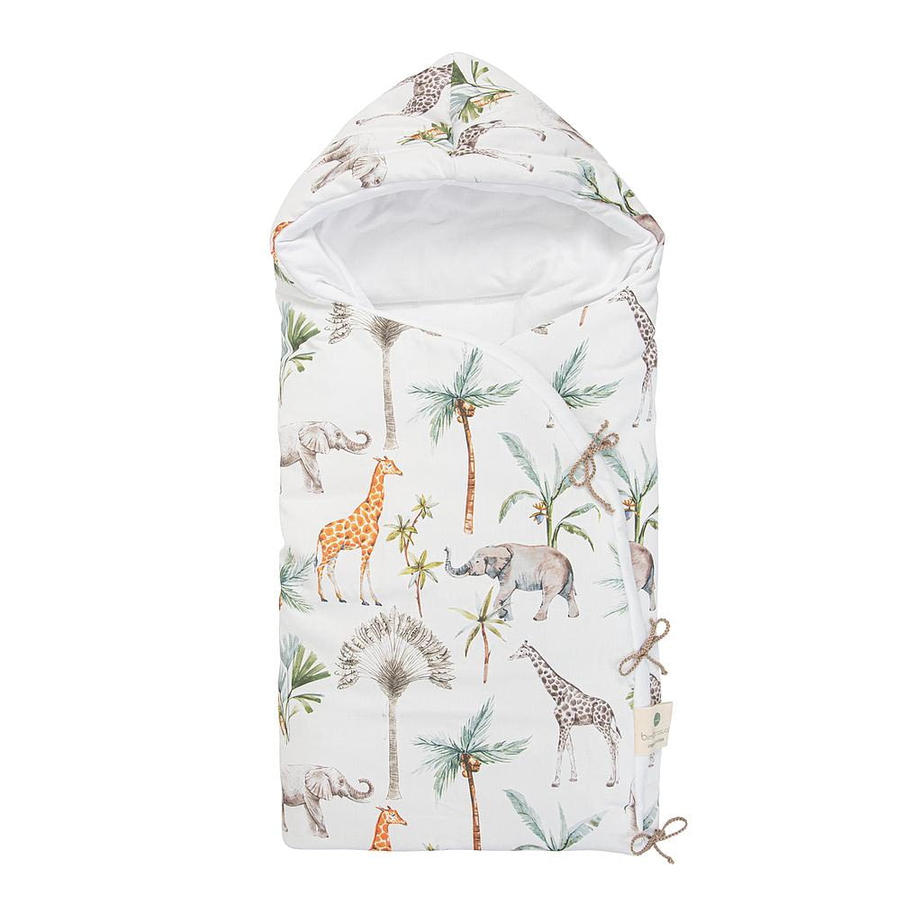 SACO ARRULLO CAPUCHA 44X88 393 AFRICA 01 BLANCO
