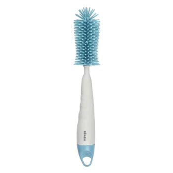 Cepillo para biberones silicona Beaba Azul