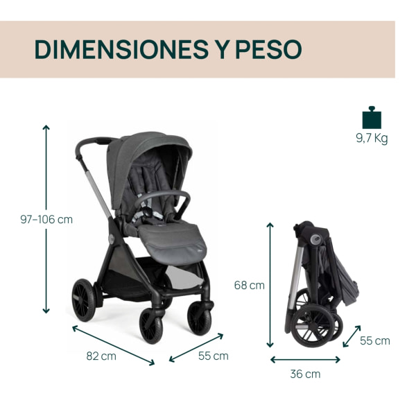 DUO BELLAGIO 2.0 + GRAN CONFORT (2 BULTOS) BLACK SATIN - 4