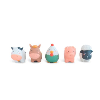Set de 5 juguetes de baño "Funny Farm"