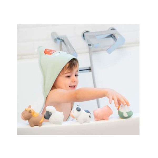 Set de 5 juguetes de baño "Funny Farm" - 2