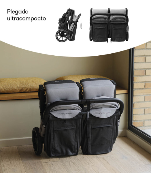 SILLA DE PASEO GEMELAR CASUALPLAY TOUR TWIN MAX GREEN SEA - 5