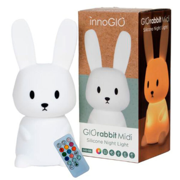 InnoGIO Luz Nocturna de Silicona GIOrabbit Midi