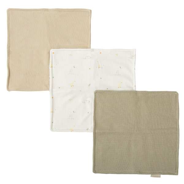 toalla bebé 3 unidades (30x30) Happy forest Casual