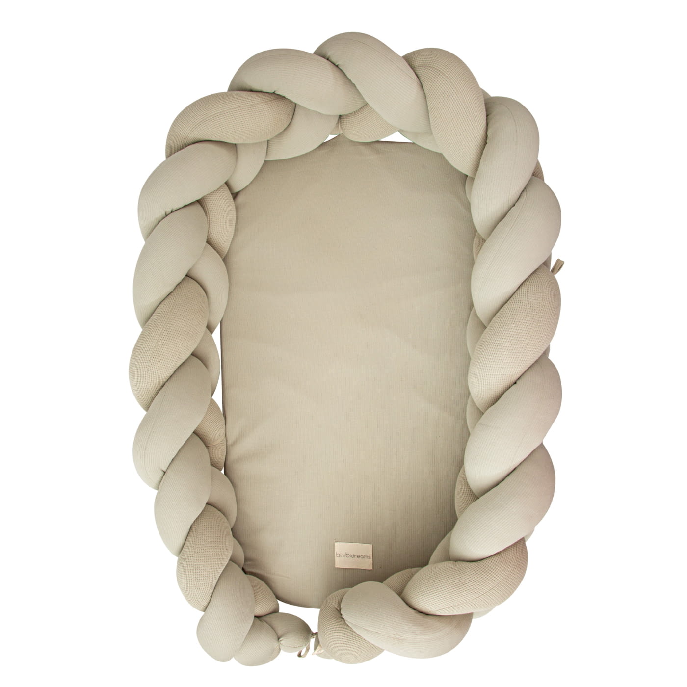 cuna nido trenzada (85x62) Basic Bimbidreams - 