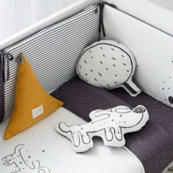 Set nórdico + relleno, protector y funda de almohada cuna Guau varias medidas - 2