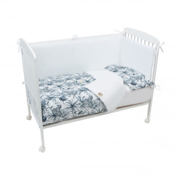 Set nórdico + relleno, protector y funda de almohada cuna Zebra 100 x 135 - 2