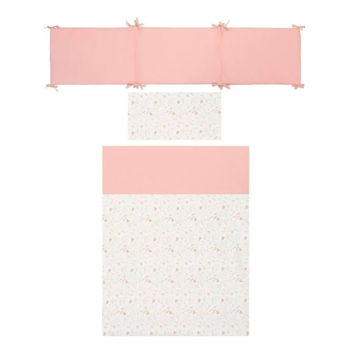 Set nórdico + relleno, protector y funda de almohada cuna Cotage 100 x 135