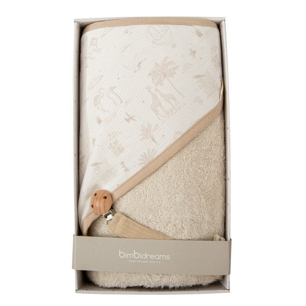 SET DE REGALO (CAPA DE BAÑO + SUJETACHUPETES)