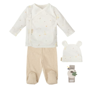 set nacimiento - 4 piezas (0/3m) Happy forest Casual